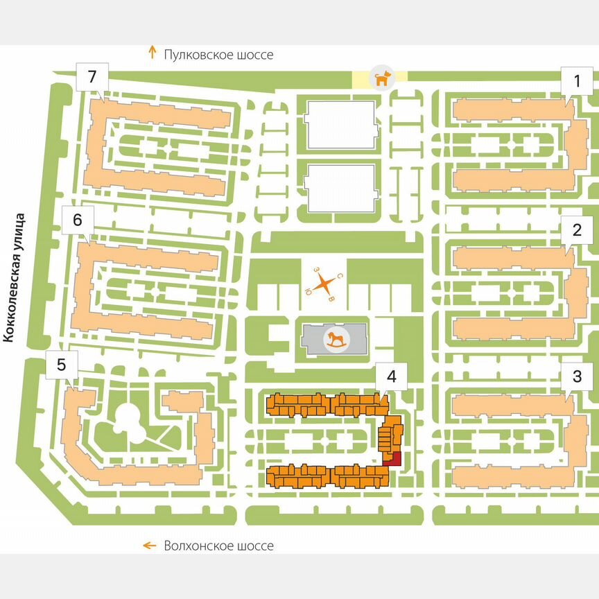 3-к. квартира, 75,5 м², 2/5 эт.