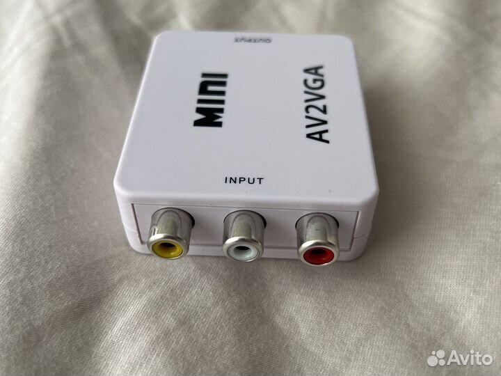 Переходник/Преобразователь AV RCA cvsb L/R на VGA