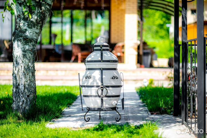 Тандыр с откидной крышкой Аполлон