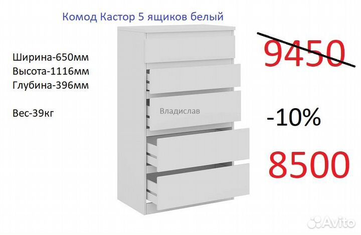 Мебель икеа - 10% В наличии