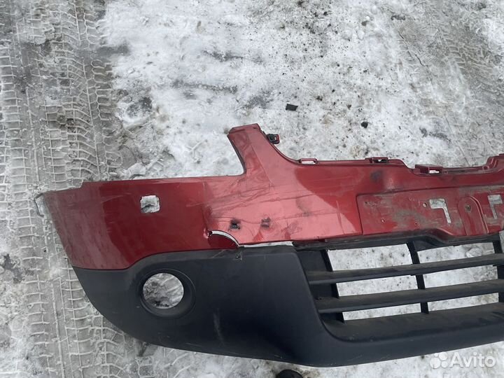 Бампер передний nissan qashqai J10 дефект