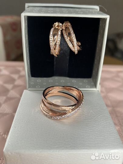 Pandora кольцо