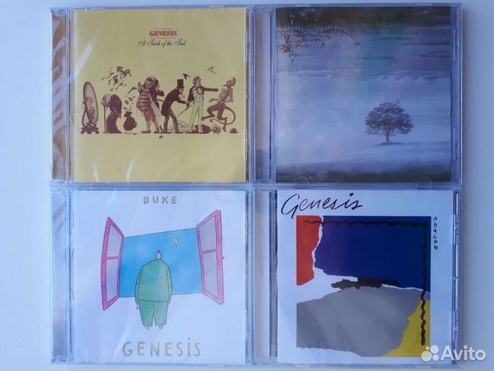 CD диски Genesis, Mike & The Mechanics, Brand X