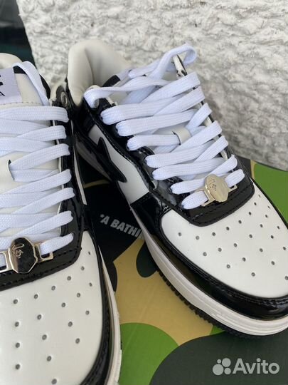 Кеды Bape Sta black and white