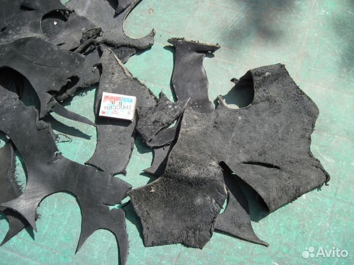 Обрезки шорно-седельной кожи