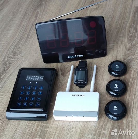 Система вызова персонала беспроводная - комплект