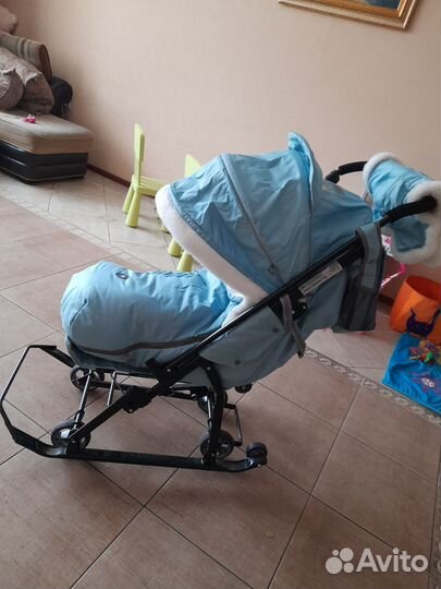 Детские санки коляска