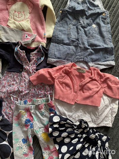 Вещи пакетом на девочку 68 р