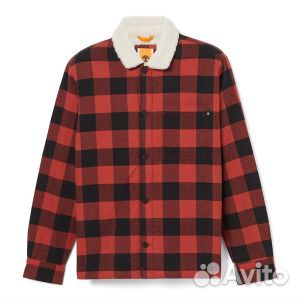 Рубашка Timberland Buffalo Plaid Sherpa Lined, кра