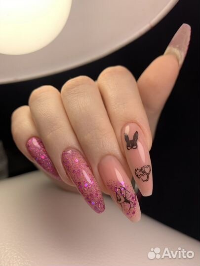 Наращивание ногтей на дому