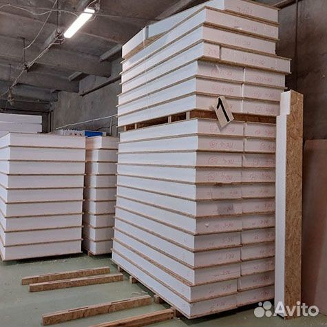 Сип SIP панели OSB. Размер 2800*625*224 мм