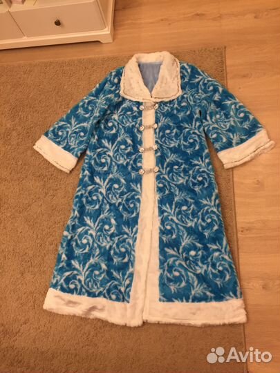 Новогодний костюм снегурочки для взрослого