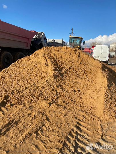 Песок карьерный