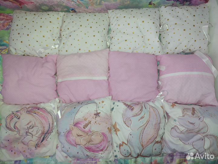 Бортики подушки