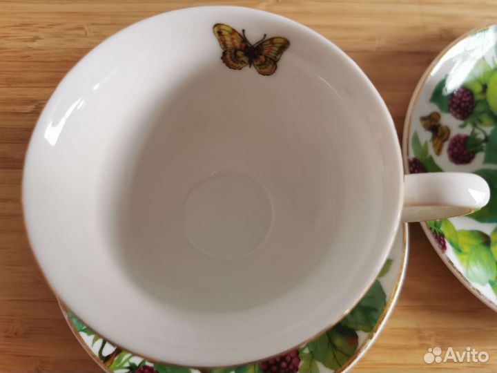 Чайный набор фарфор (2 чашки и 2 блюдца)