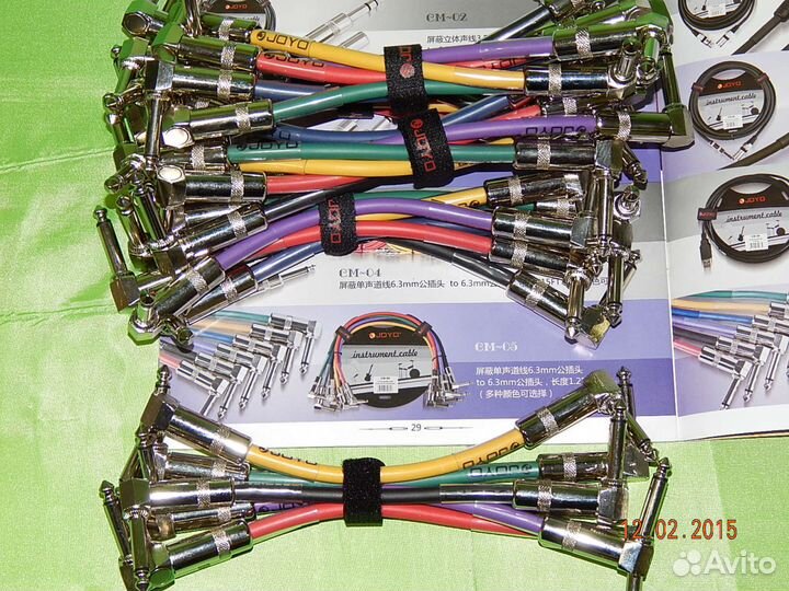 Кабель-конектор Joyo CM-11 Jack-Jack 6.3 мм 10cм