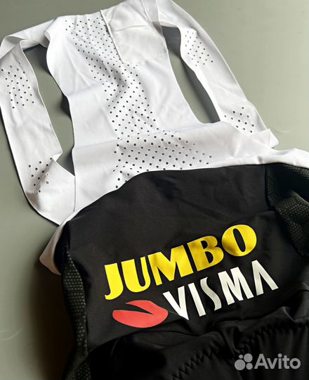 Велосипедные трусы команды Jumbo Visma Оригинал