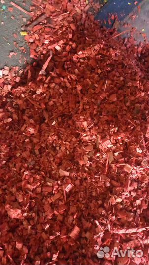 Щепа крашенная декоративная