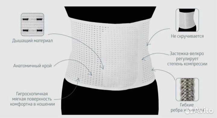 Бандаж послеоперационный на брюшную полость