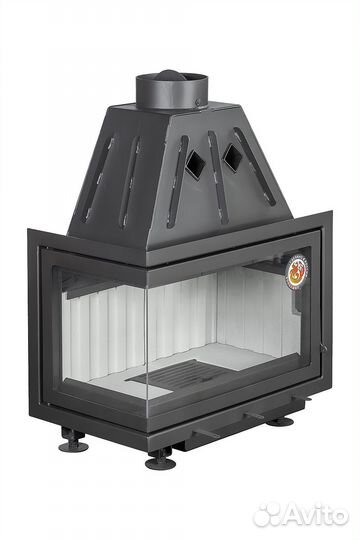 Камин Экокамин Альфа 700 L два стекла левая Экокам