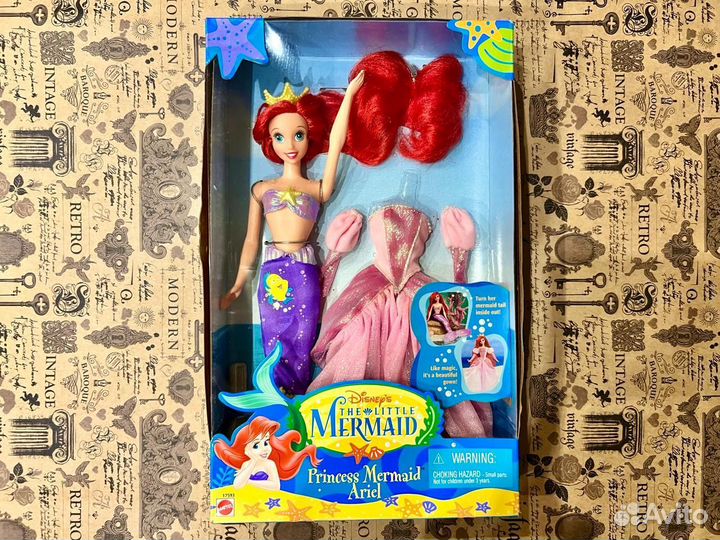 Disney 1997 Mattel Ariel Princess Mermaid