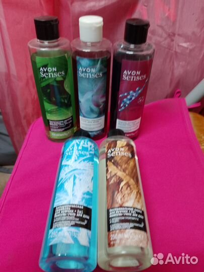 Гели для душа Avon женские и мужские