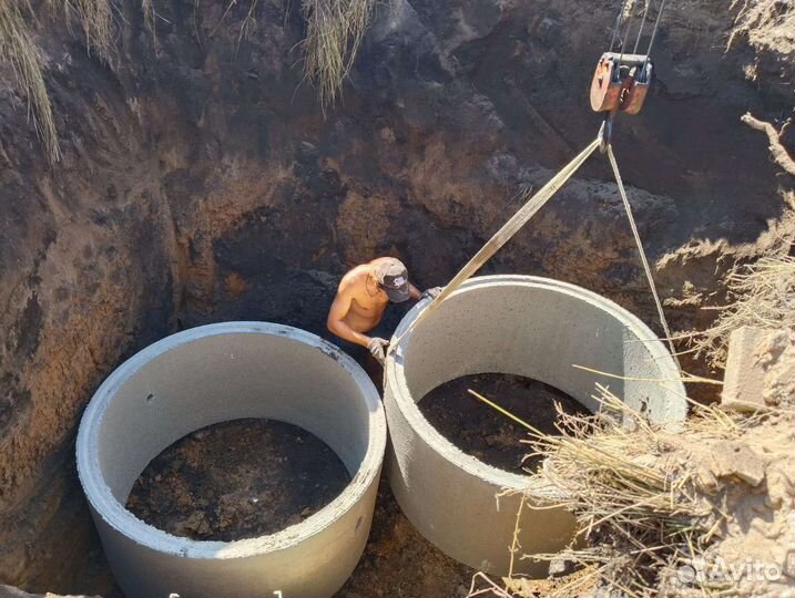 Септик под ключ/ Кесон/Ручная копка