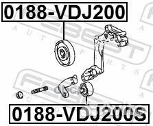 Ролик обводной toyota land cruiser