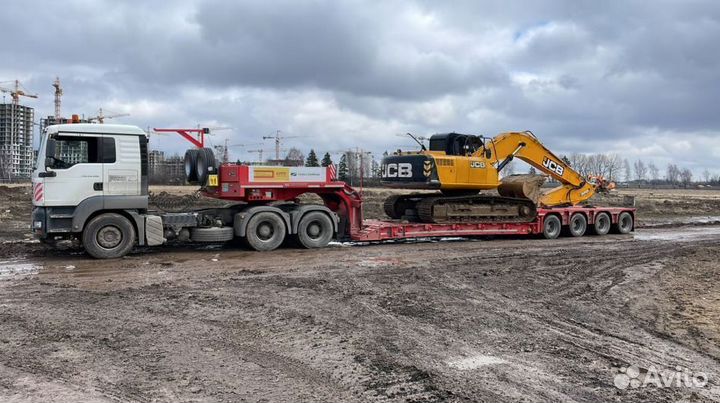 Перевозка спецтехники. Аренда трала