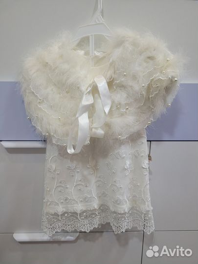 Детское нарядное платье 92