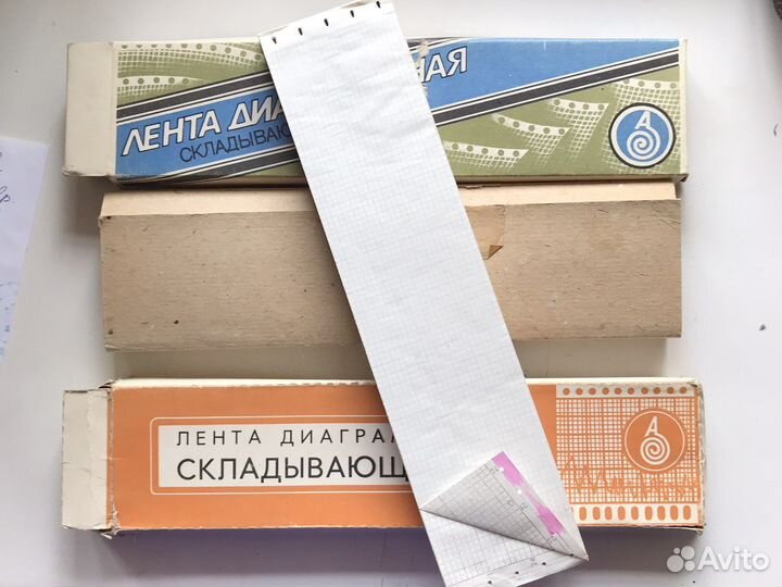 Лента диаграммная складывающаяся и в рулоне