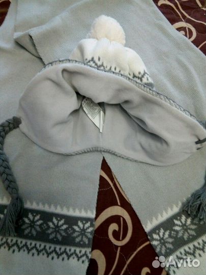 Новые шапка и шарф/Комплект