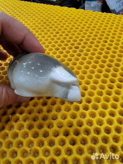 Фарфор фигурка барсук лфз