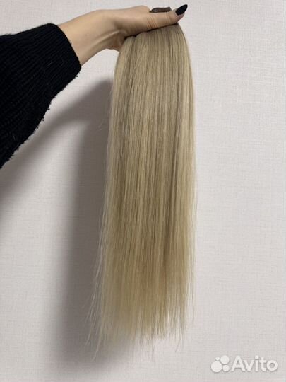 Волосы премиум на трессах 9-10 тона