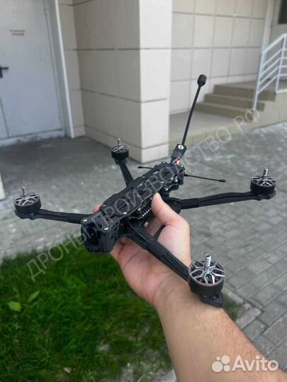 Дpон fpv рiranha 7 и 10 дюймoв