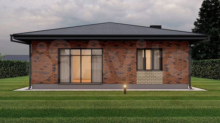 Коттедж 125 м² на участке 6 сот.