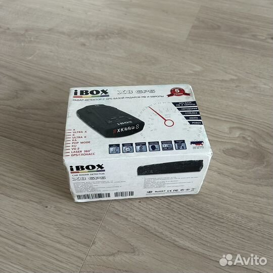 Радар детектор ibox x8 gps