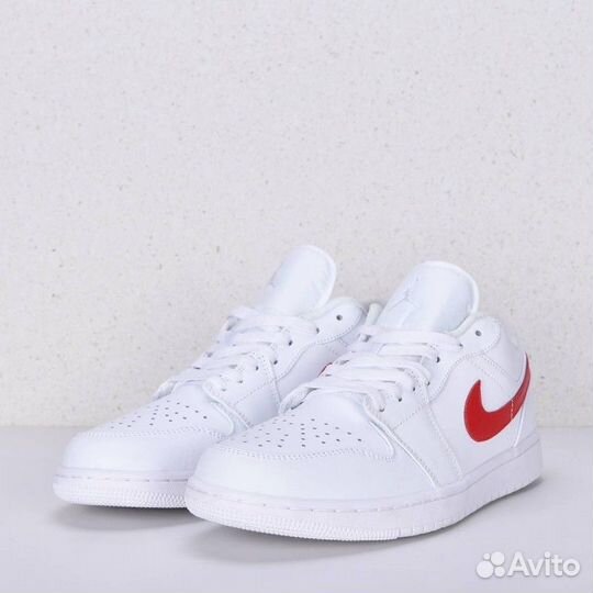 Кроссовки Nike Air Jordan 1 Low White арт 5526-8