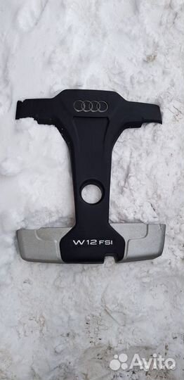 Декоративная накладка двс W12 Audi A8 D4 ceja 6.3