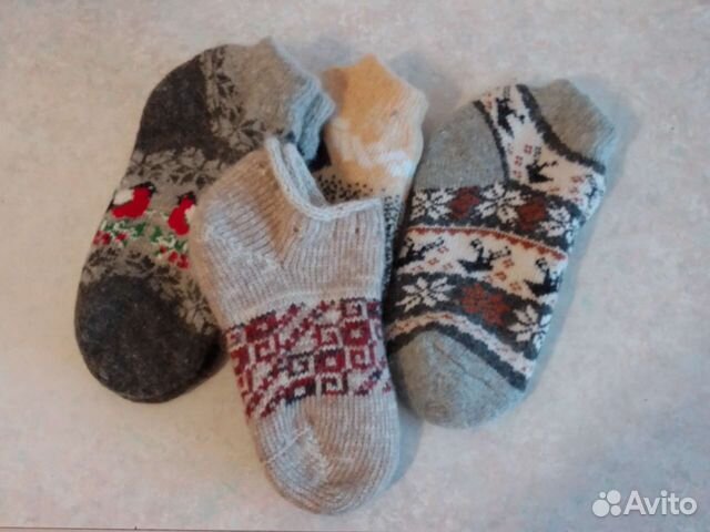 Носки женские теплые следки шерсть