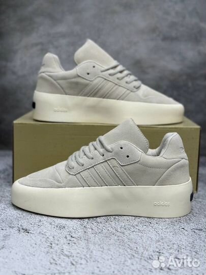 Кроссовки Adidas x Fear Of God серые мужские