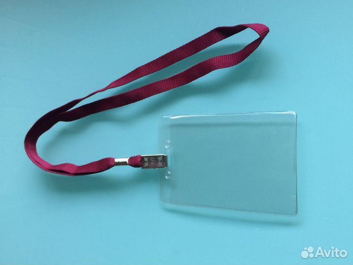 Бейджики подвесные на ленте