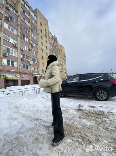 Шуба из эко меха