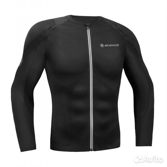 Моточерепаха защита тела Scoyco AM13 черная