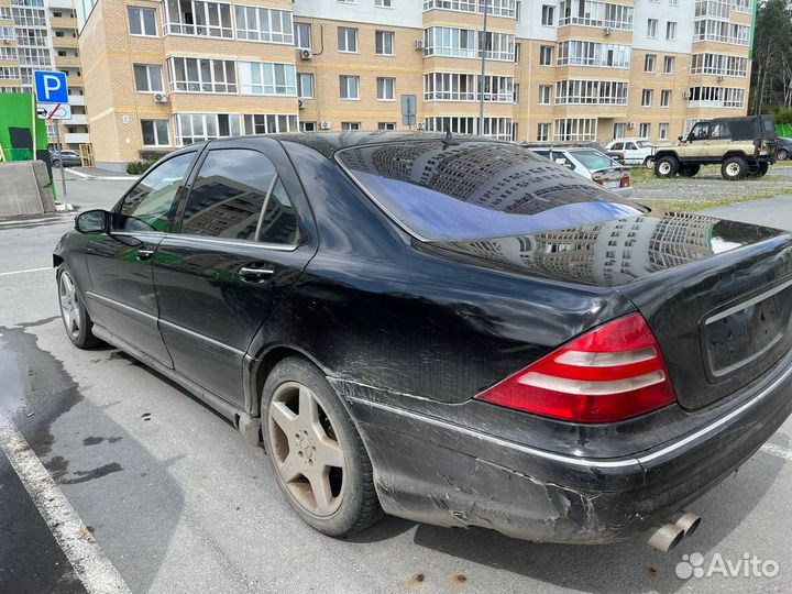 Mercedes-Benz S-класс 5.0 AT, 1999, 280 000 км