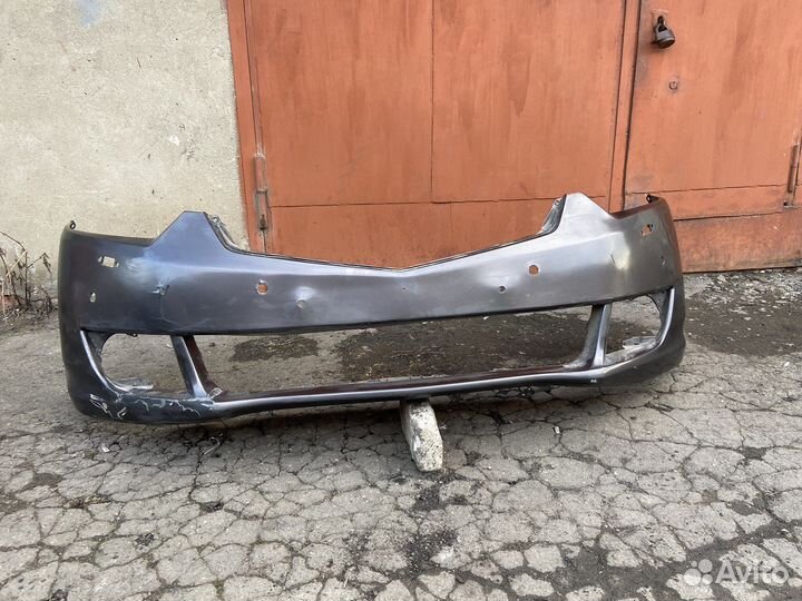 Передний бампер на honda accord 8