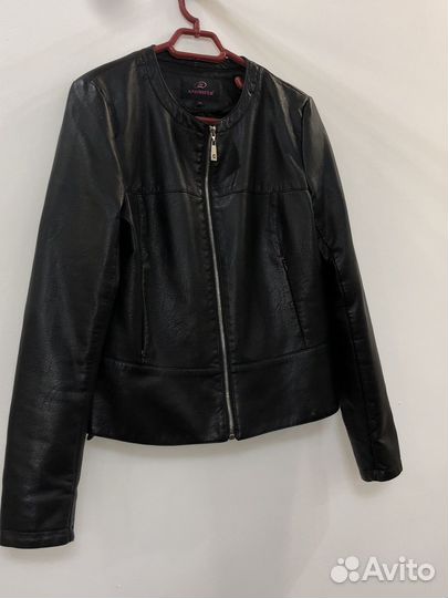Куртка кожаная женская XL размер