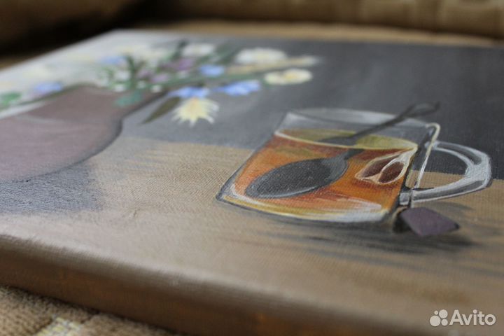 Картина акрилом на холсте