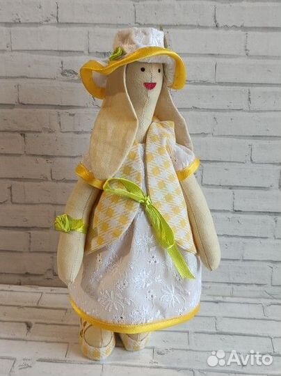 Кукла тильда заяц ручная работа