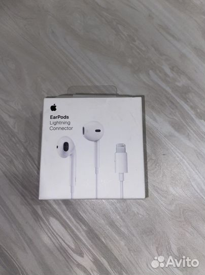 Наушники apple earpods lightning оригинал